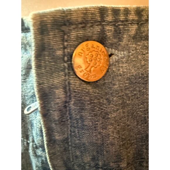 Organically Grown Vintage 80's Denim Skirt Size 7 - Picture 5 of 7